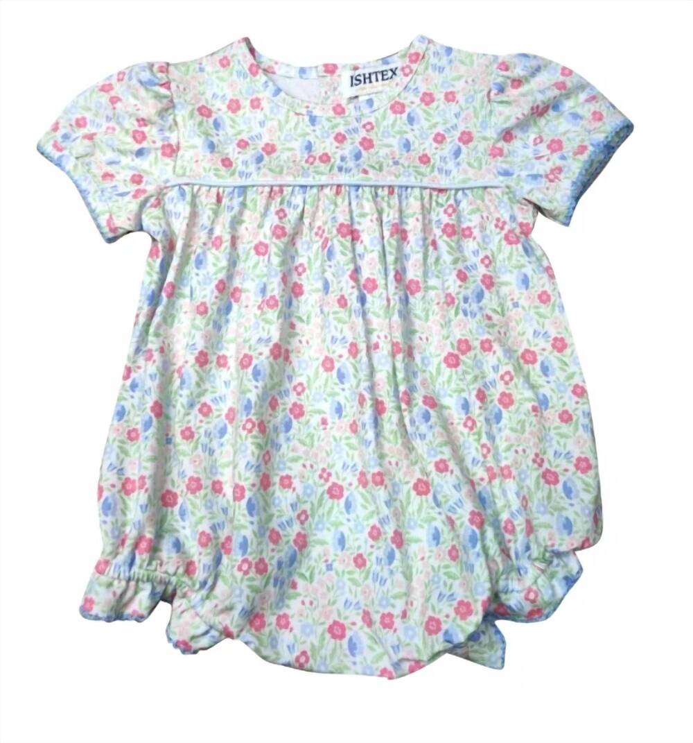 NEW ISHTEX girls liberty flower bubble in blue